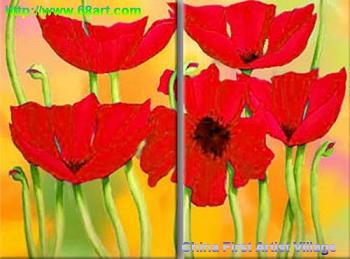 Dafen Oil Painting on canvas flower -set212
